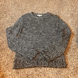 Ann Taylor Factory Store Black White Knit Sweater - Women's Size M‎